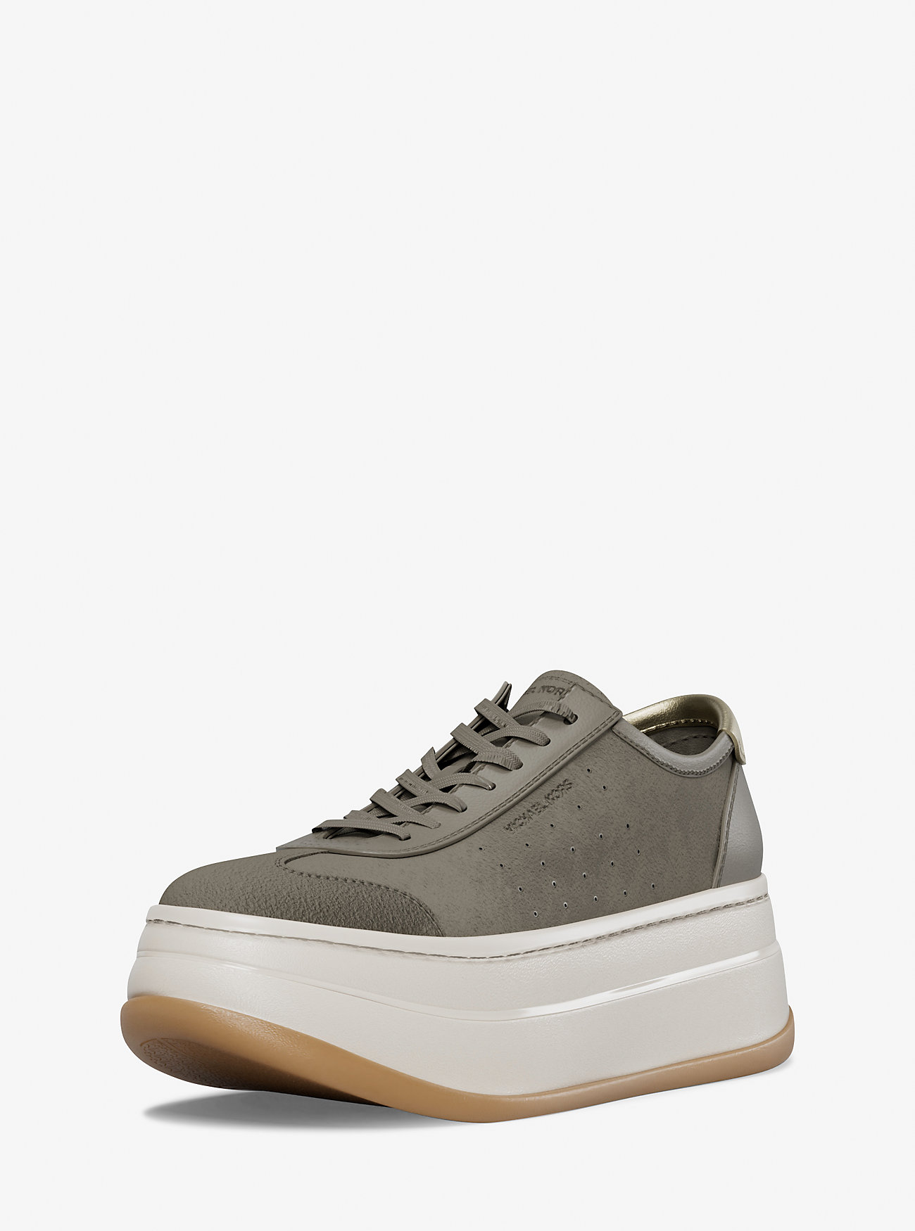 Sneakers con plateau in pelle Hayes - BIRCH