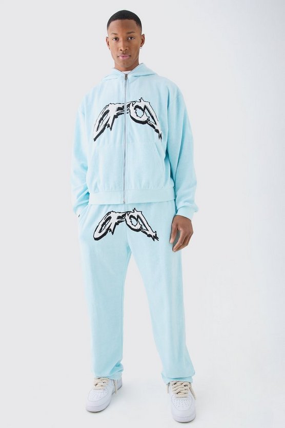 Lockere Official Frottee-Jogginghose