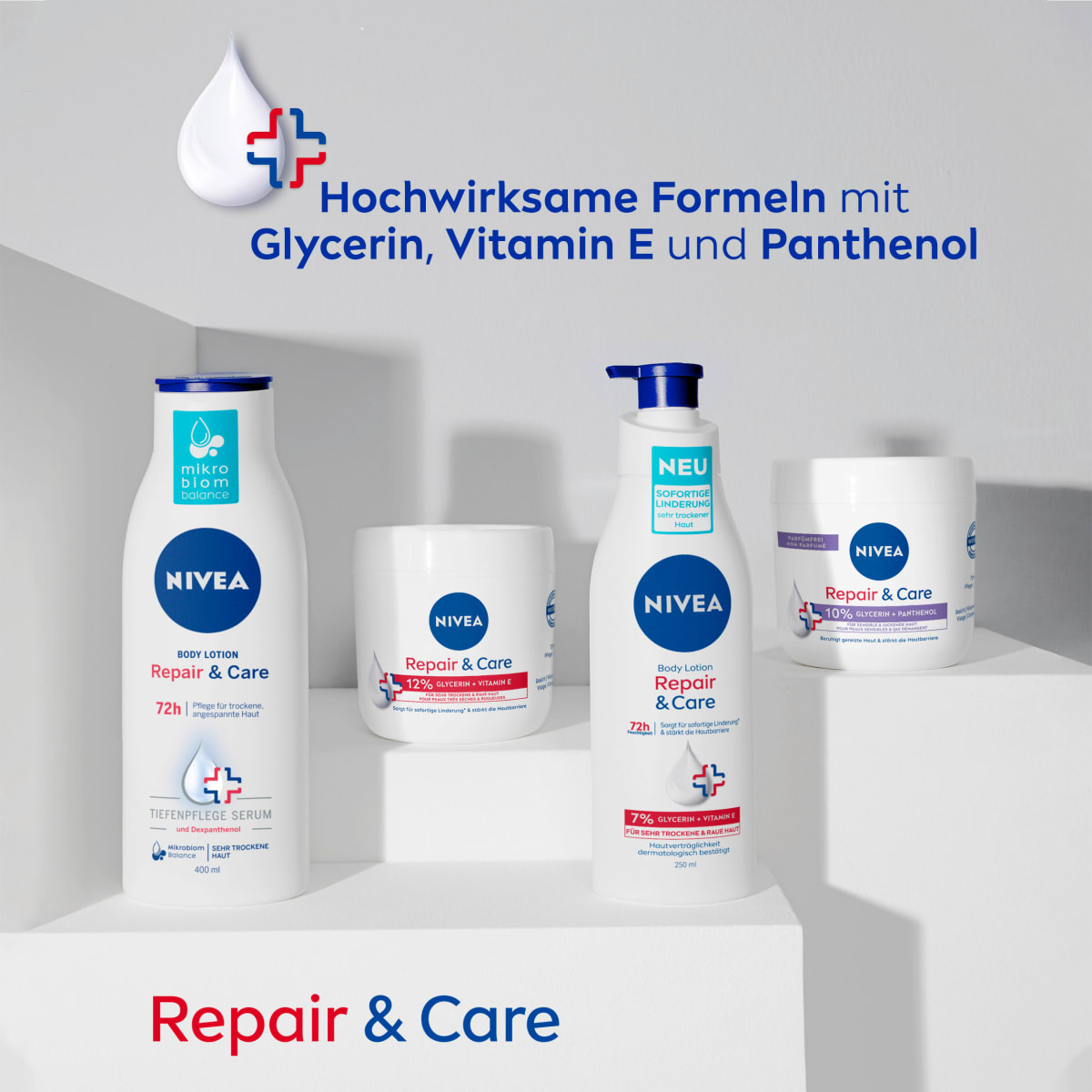 Pflegecreme Repair & Care Intensive, 400 ml