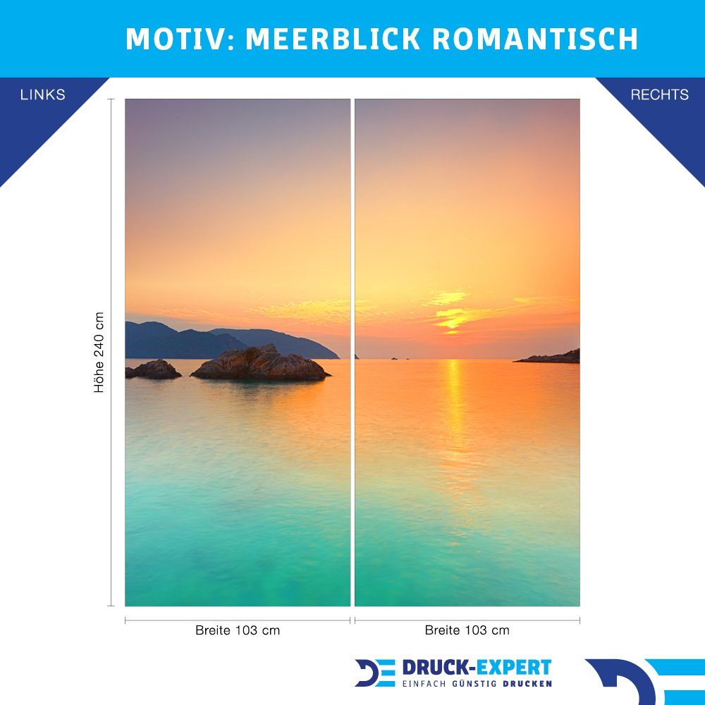 DRUCK-EXPERT Duschrückwand Premium Duschrückwand - langlebiger Fliesensticker aus 0,4 mm selbstklebenden Hart-PVC