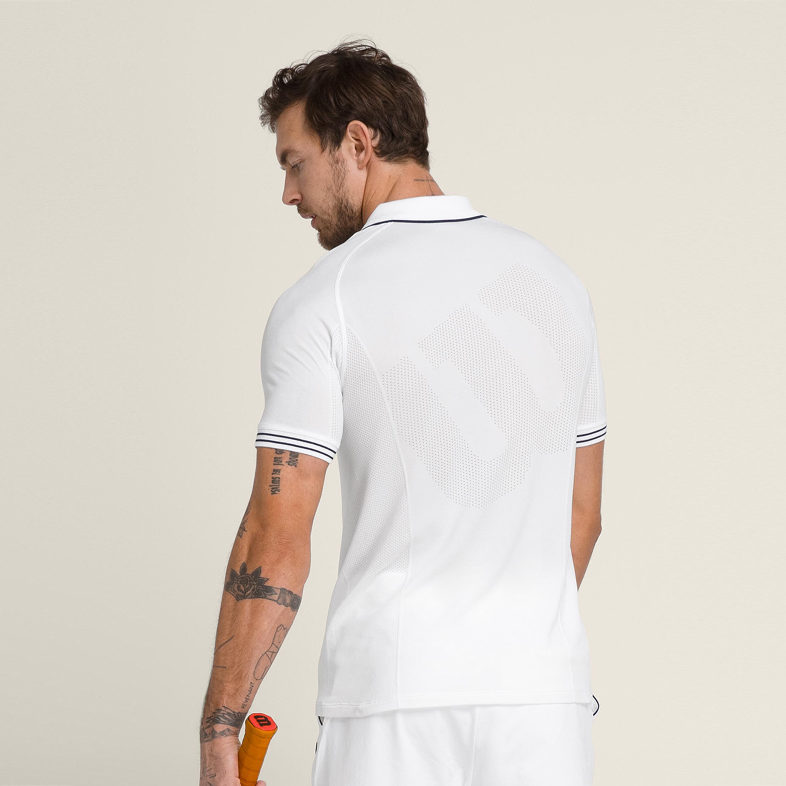 Players Seamless Polo Herren - Weiß