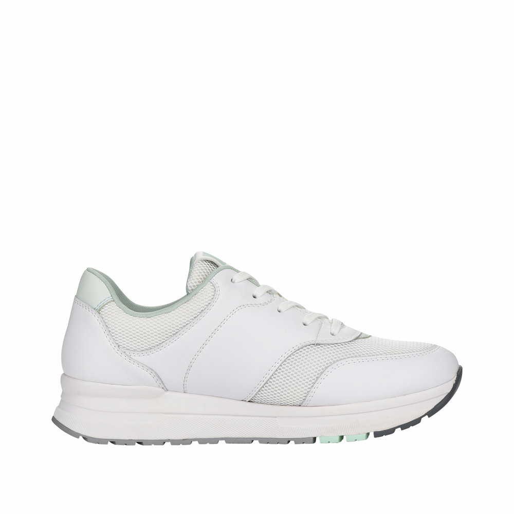 RIEKER Freizeit Schnürer weiss FSK Damen Halbschuhe