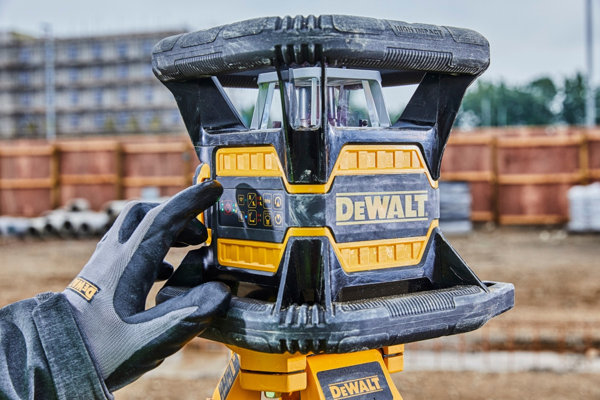 DeWalt DCE080D1RS-QW Rotacijski laser crveni 18 V 2,0 Ah Li-ion s Bluetoothom