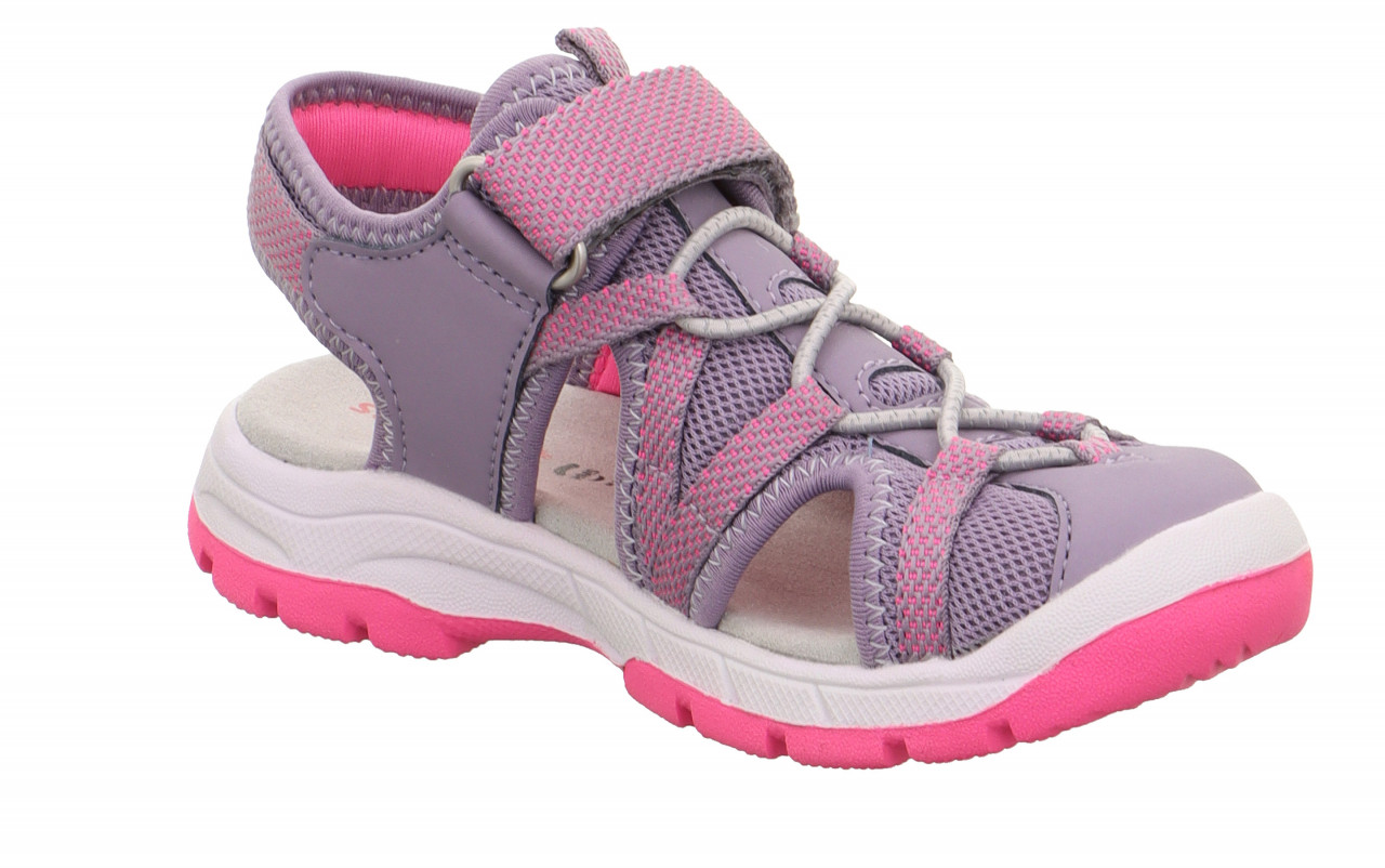 TORNADO LIGHT - Lila/PinkSandale mit Klettverschluss