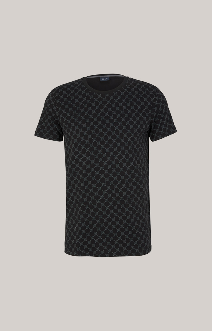 Loungewear T-Shirt in Schwarz