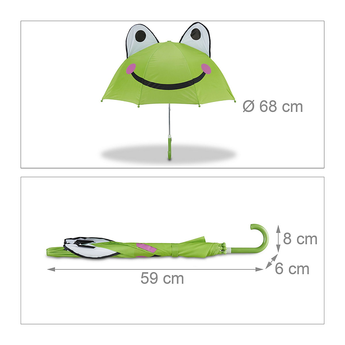 Kinderregenschirm mit 3D Motiv