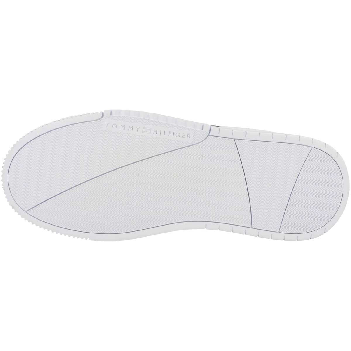 Tommy Hilfiger Supercup Leather Stripes Sneaker Low weiss