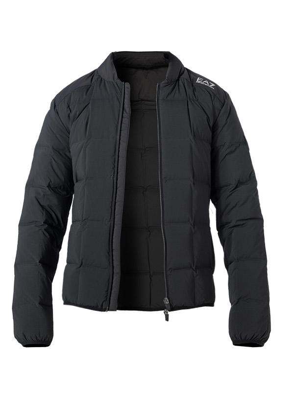 EA7, Daunenjacke, Mikrofaser wasserabweisesnd, schwarz