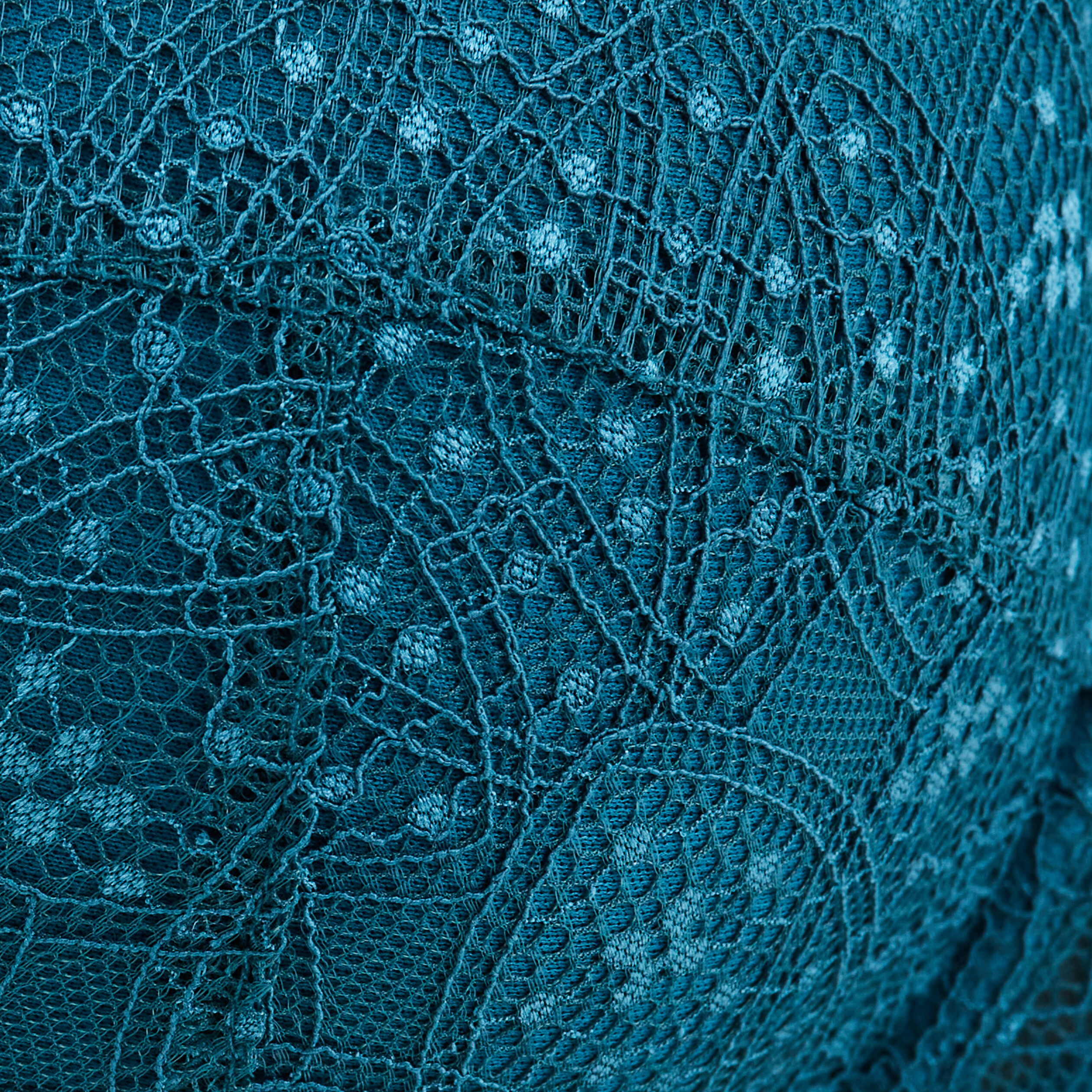 Soutien-gorge emboîtant à dentelle Izzie bleu canard femme grande taille | La Halle