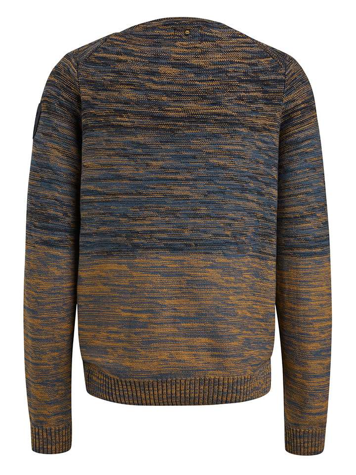 PME Legend Pullover in Braun/ Blau günstig kaufen