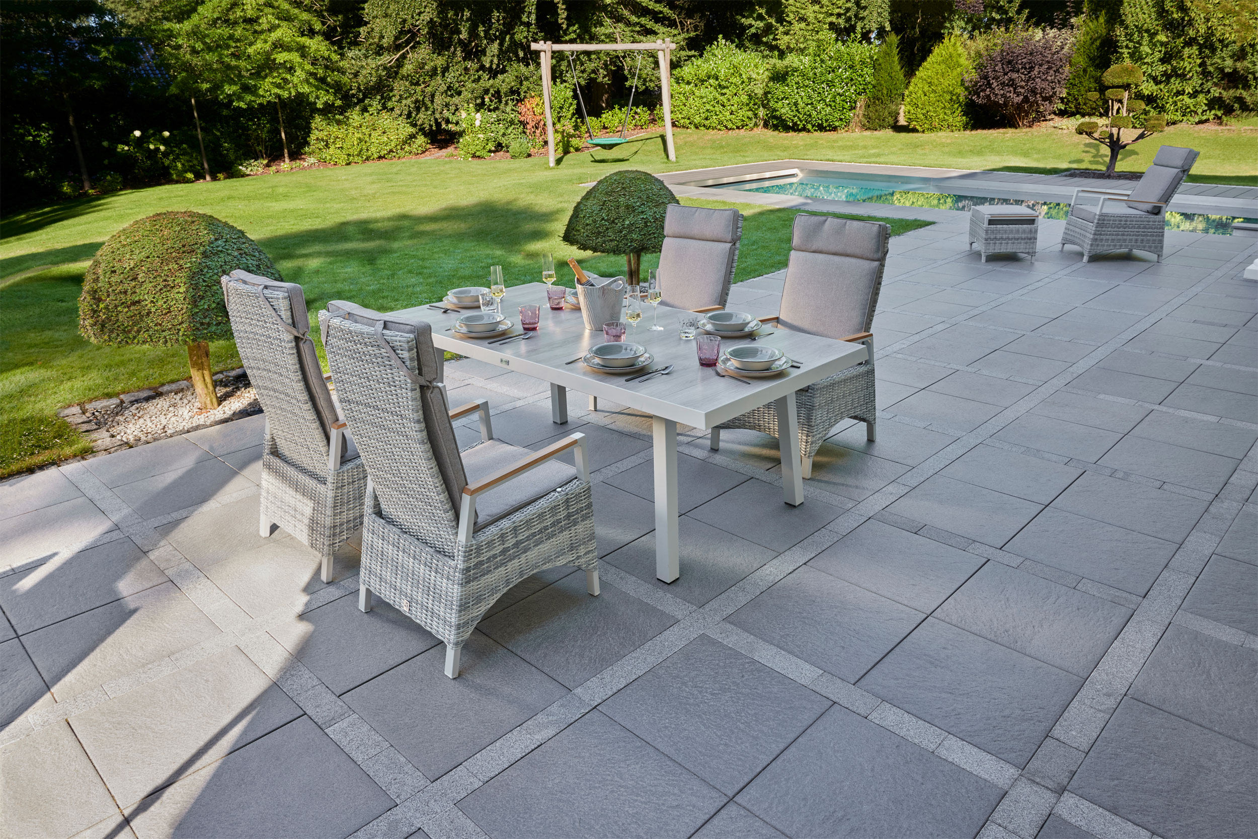OUTDOORGartensessel Rückenverstellung
