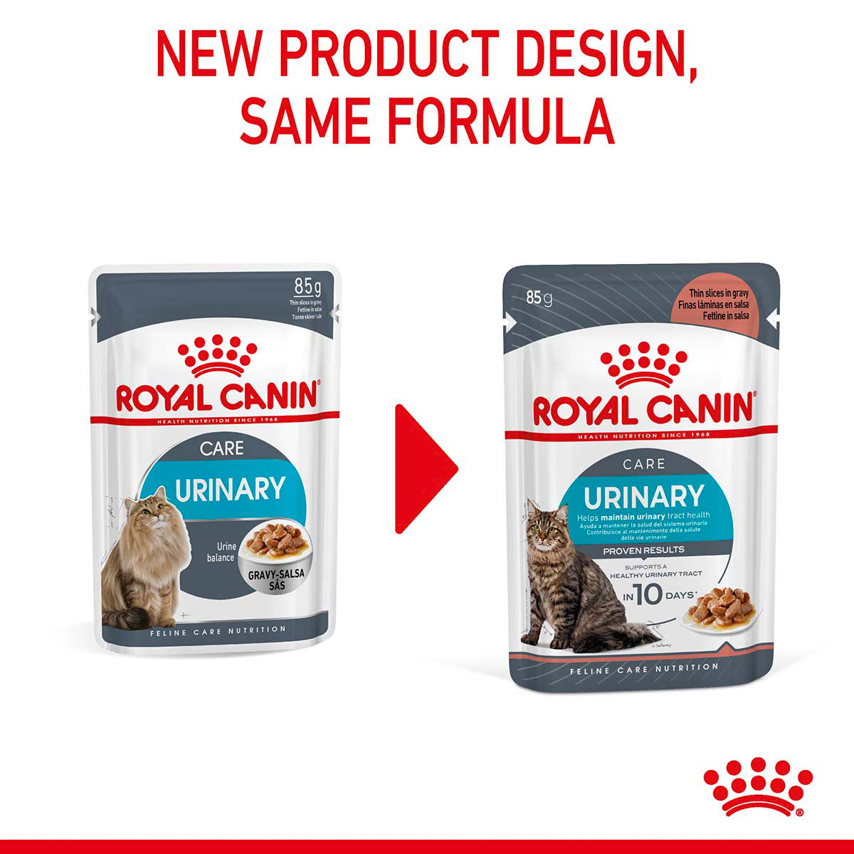 ROYAL CANIN URINARY CARE Gravy Katzennahrung Feucht zur Unterstützung der Harnwegsgesundheit