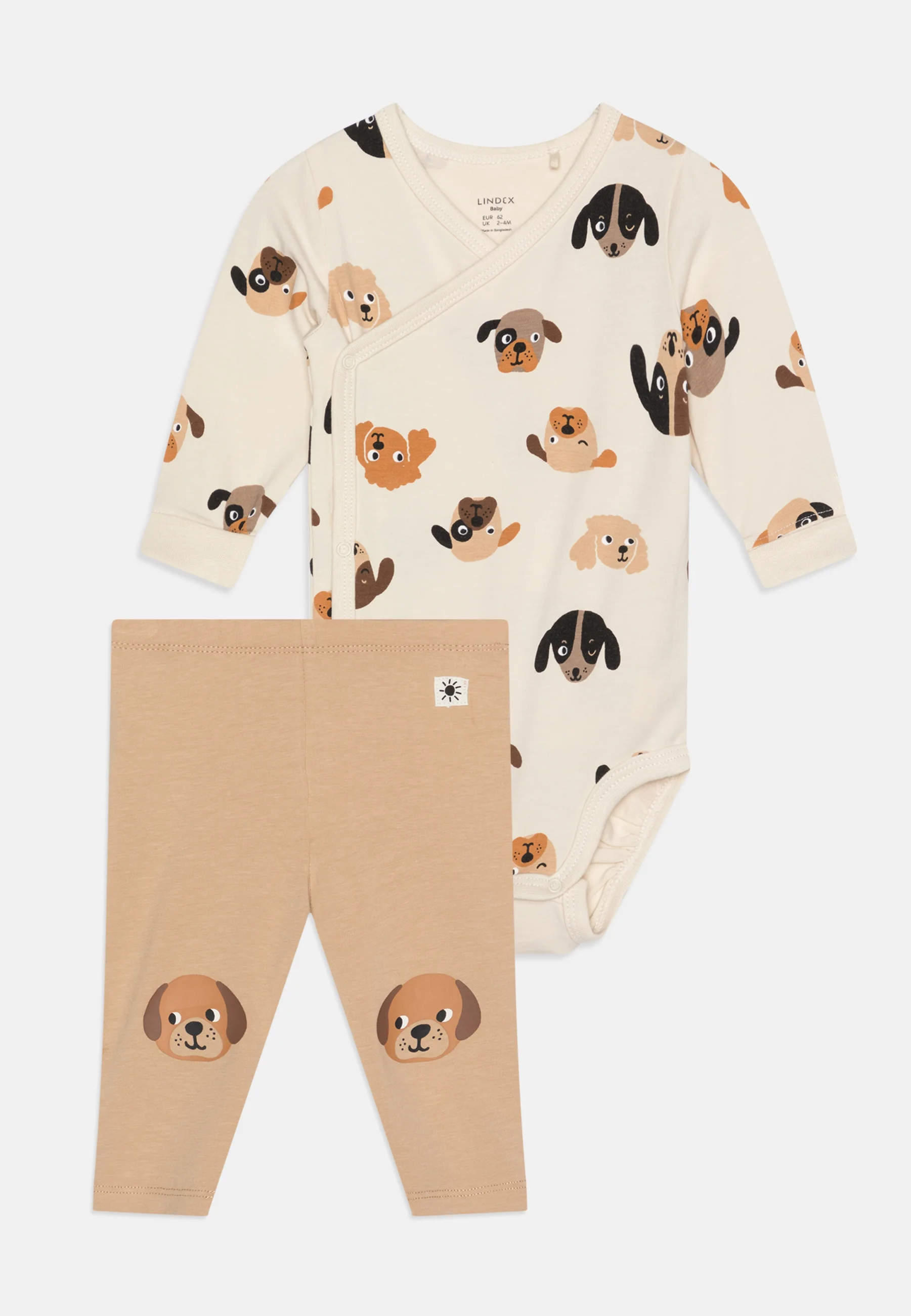 Conjunto unisex Lindex WRAP DOGS - Leggings