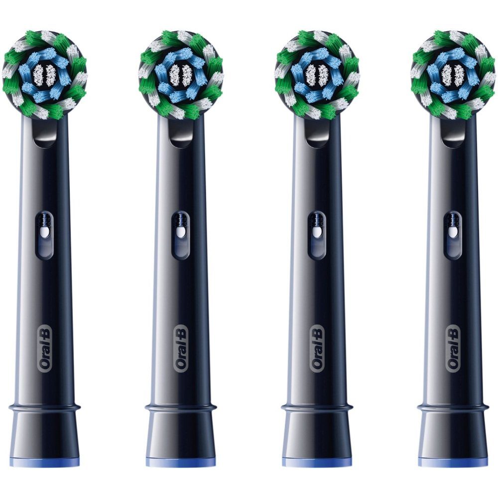 Oral-B Aufsteckbürsten Pro CrossAction 4er - Aufsteckbürsten - schwarz