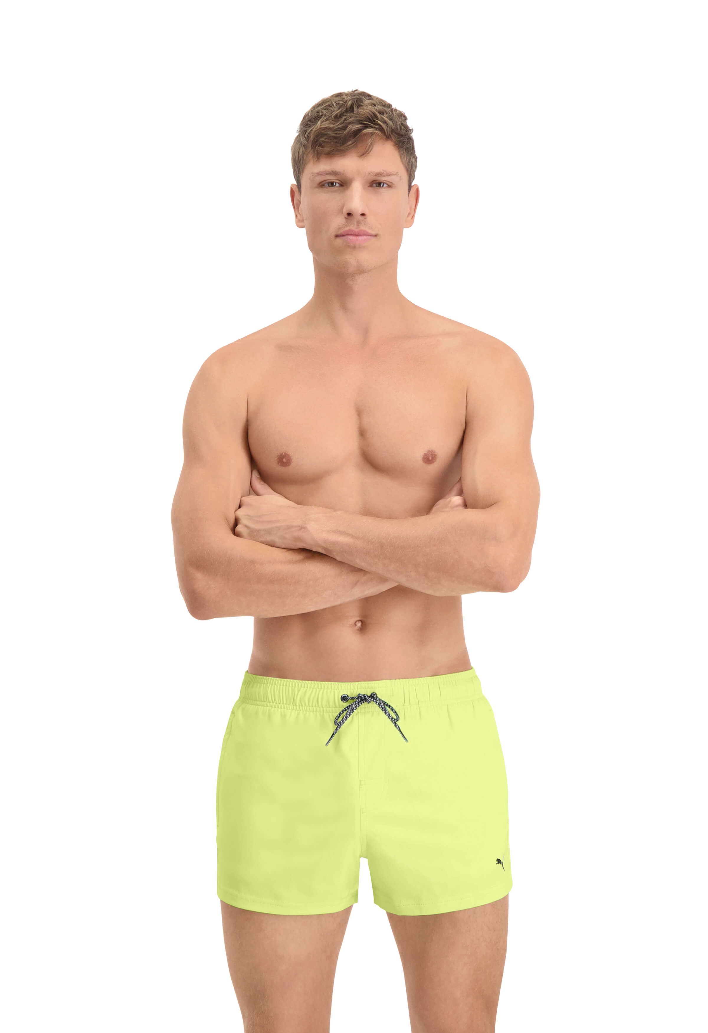 PUMA Short Frizzy Yellow Badehose