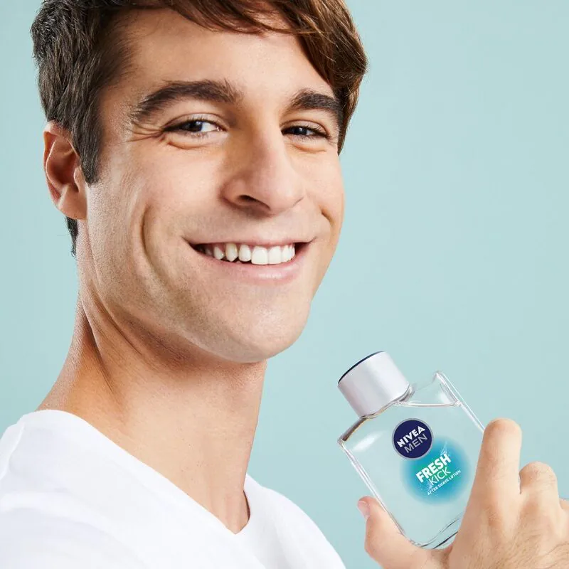 „Nivea Men Fresh Kick“ losjonas po skutimosi