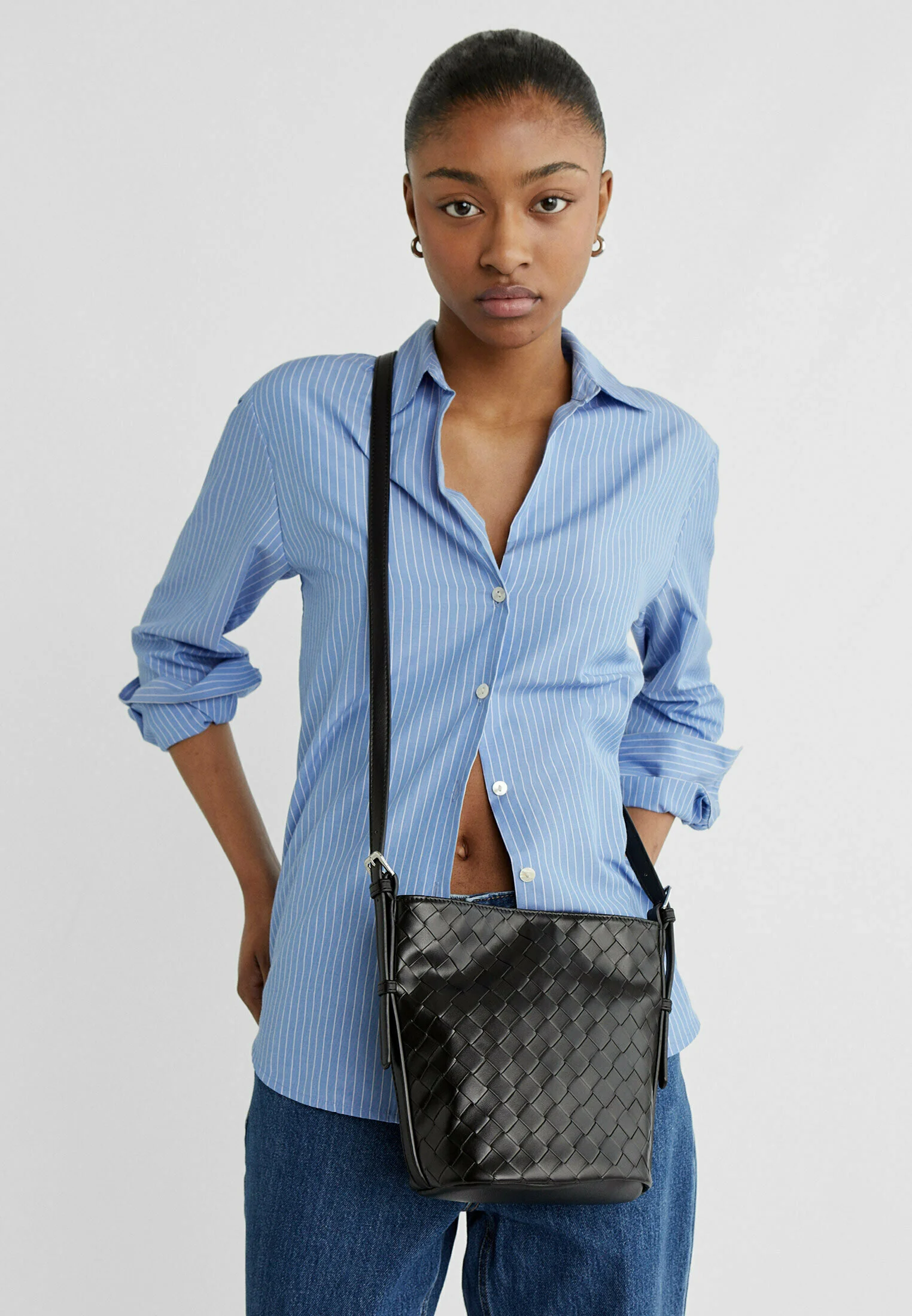 Stradivarius SMALL CABLE - Bolso de hombro
