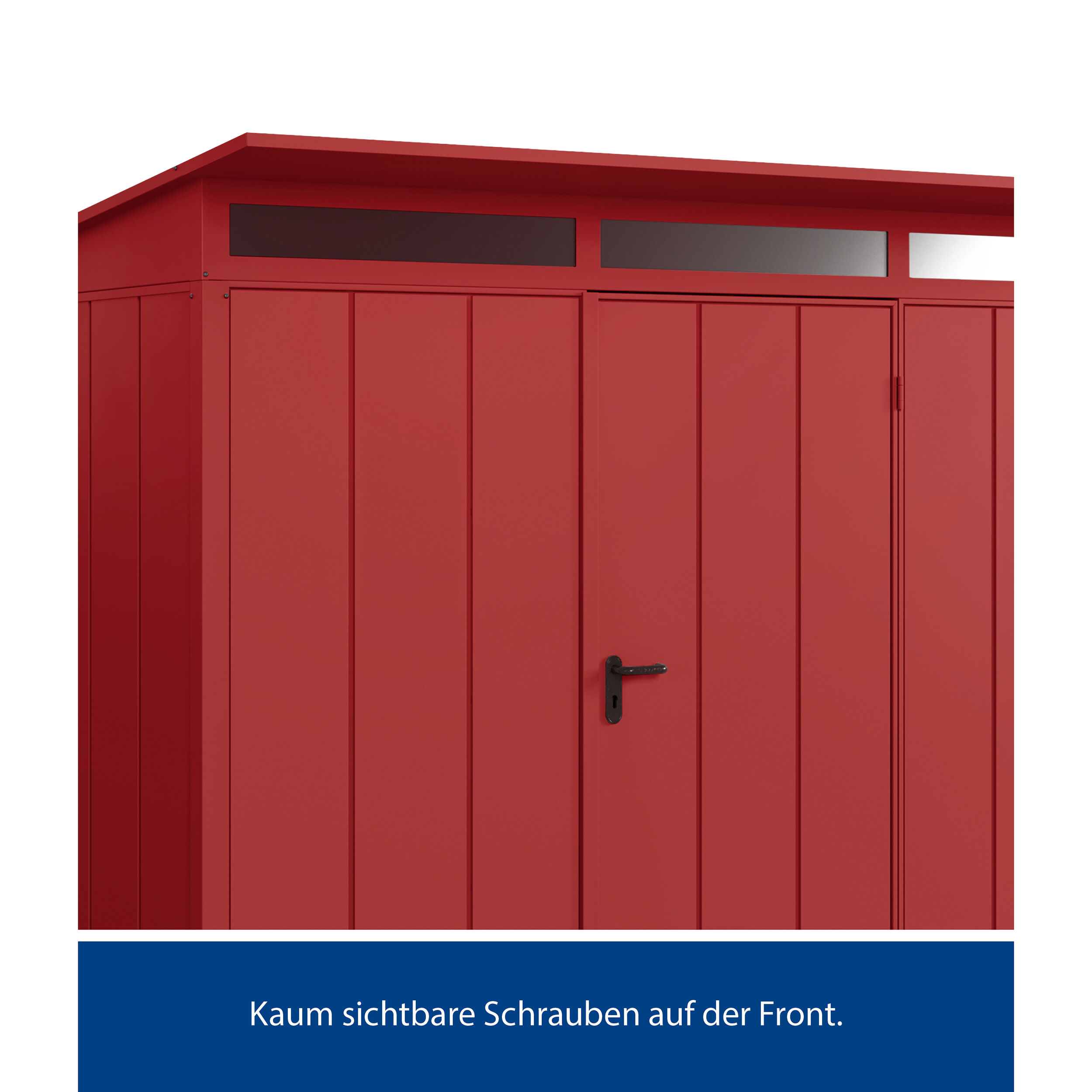 Set Berry Modern-P,Typ 3 Gerätehaus - Rot