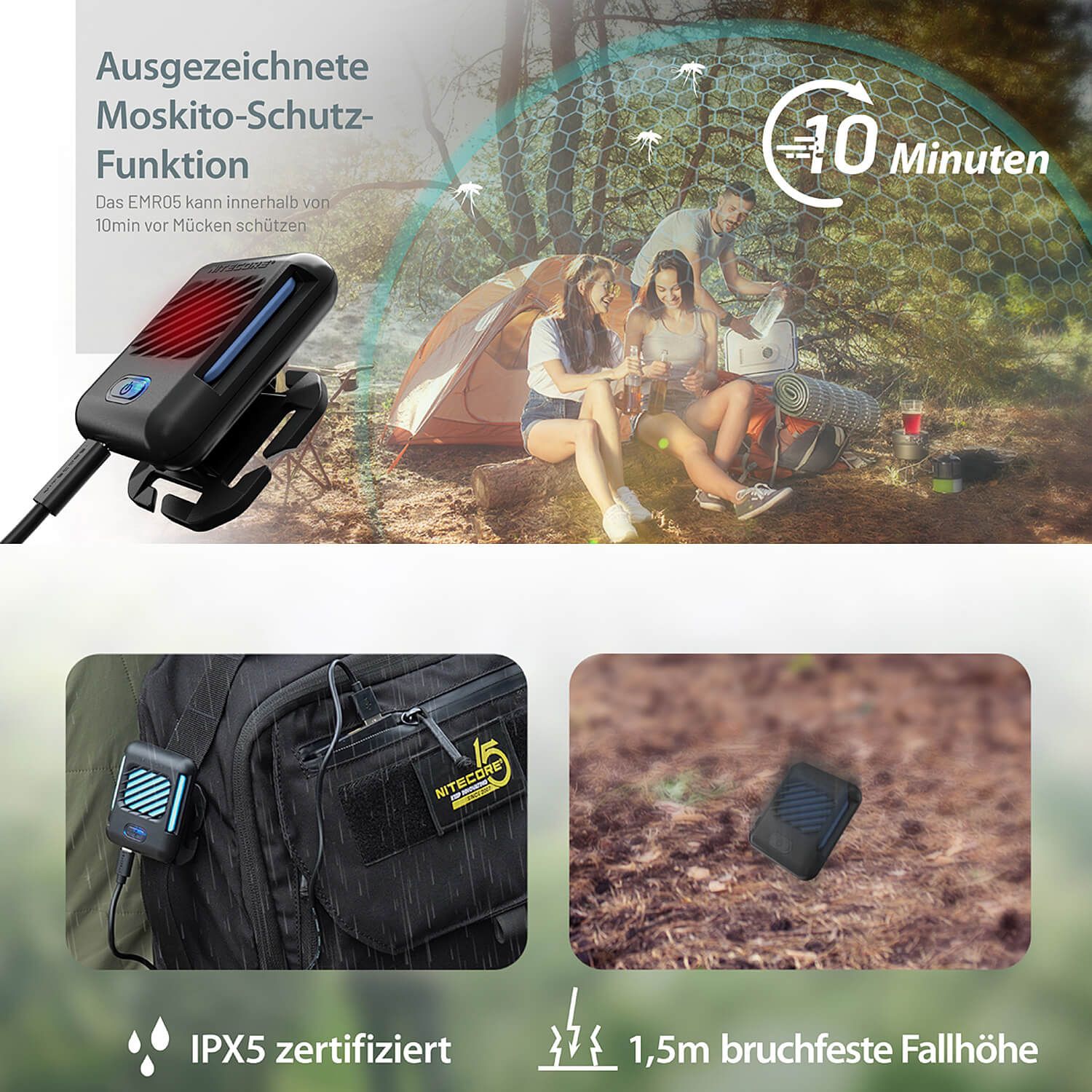 Mobiles Mückenabwehrgerät EMR05