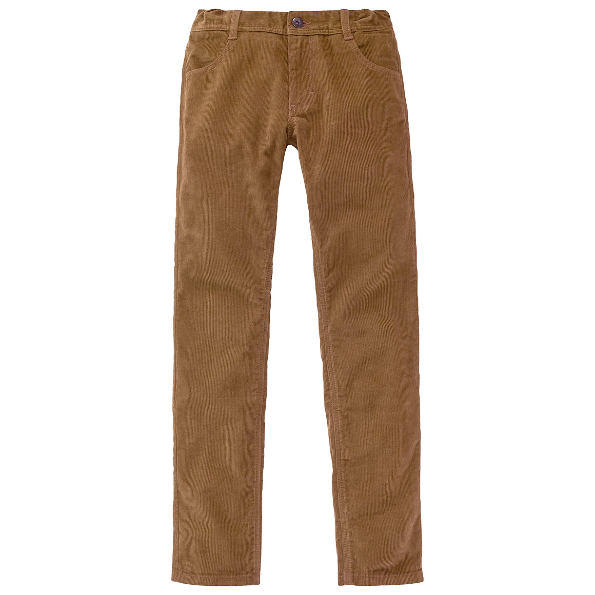 Jungen Cordhose mit verstellbarem Bund hellbraun