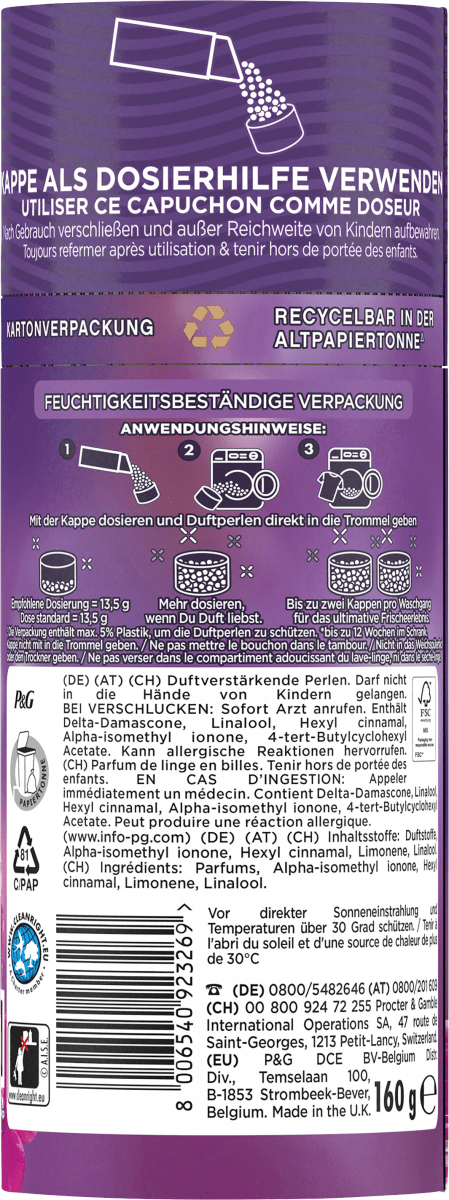 Wäscheparfüm Amethyst Blütentraum, 160 g
