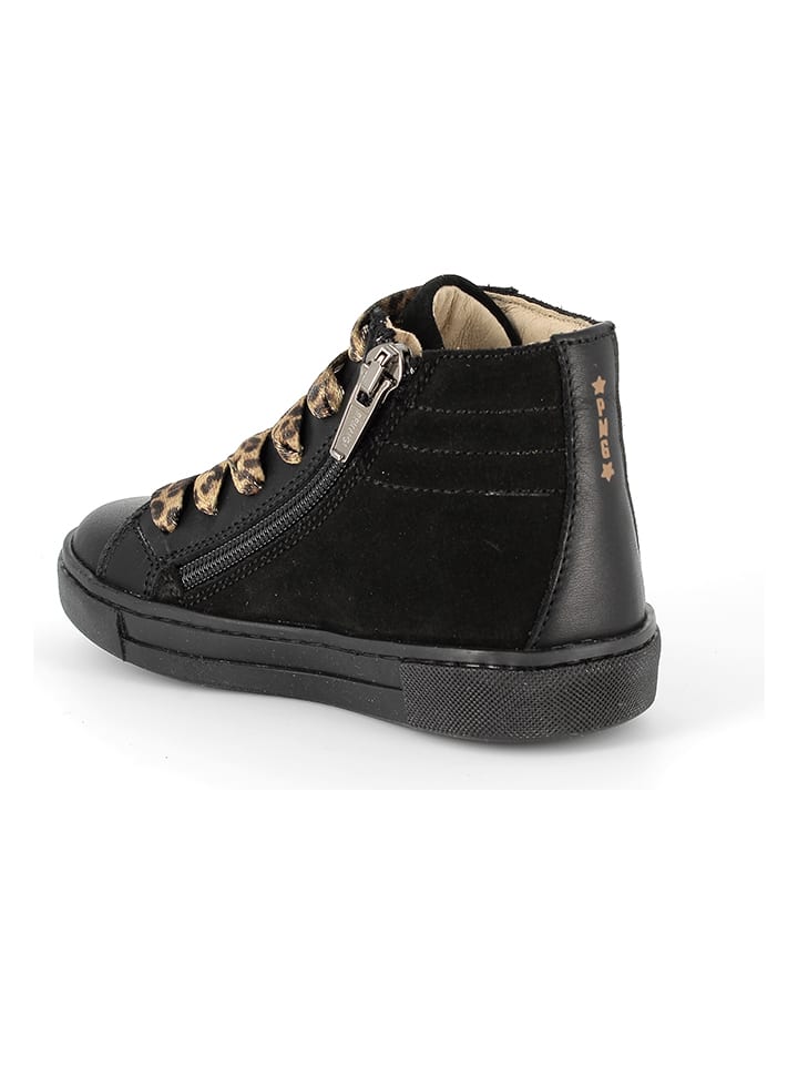 Primigi Leder-Sneakers in Schwarz günstig kaufen