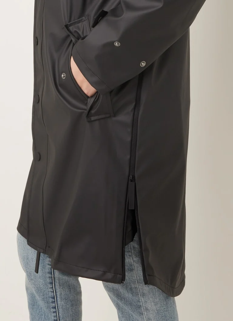 Giacca antipioggia unisex Maium Longline z cappuccio