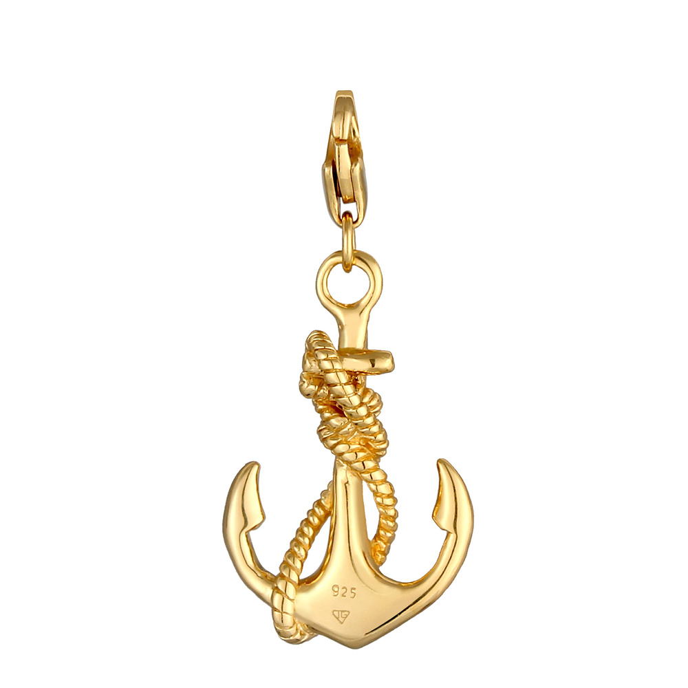 Nenalina Nenalina Amulette Ancre Trend Maritime Pendentif Femme - (925/1000) Argent Pendentif