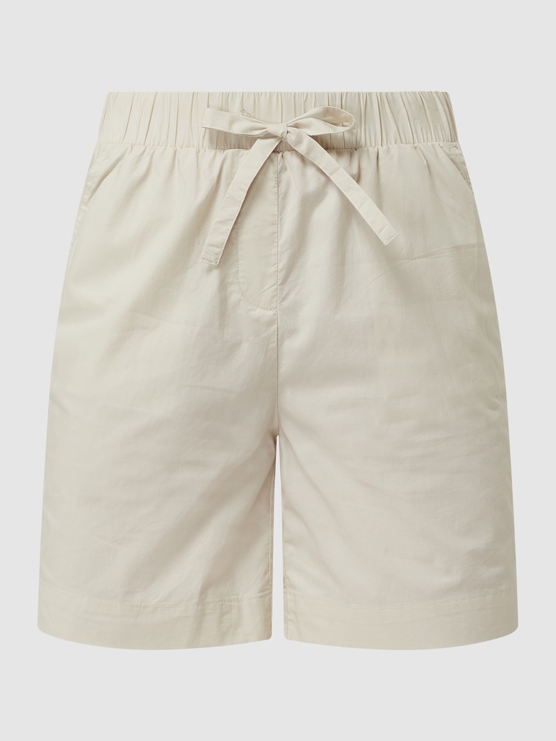 Loose Fit Shorts mit elastischem Bund in sand