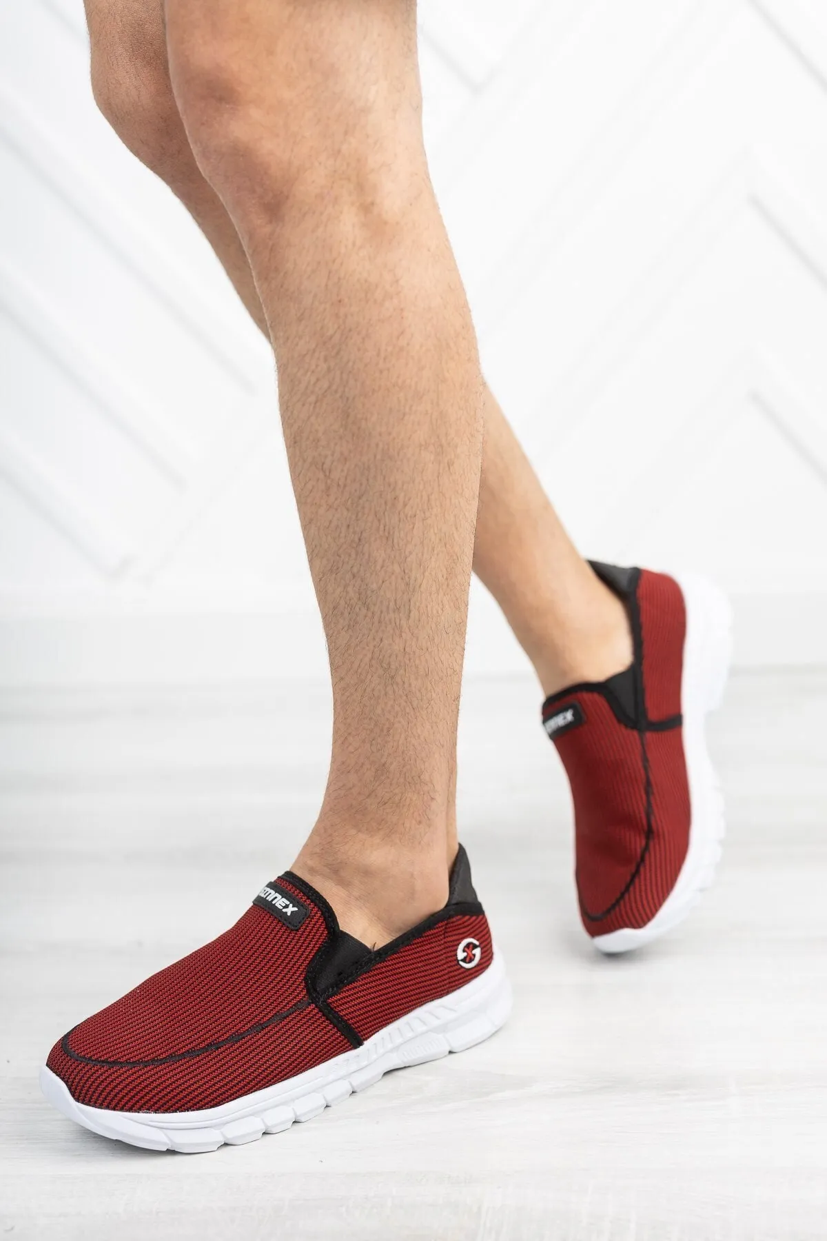 Riccon  Rot Schwarz Unisex Sneaker001204