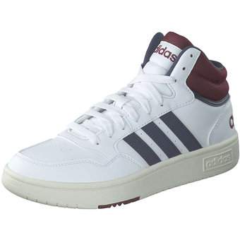 adidas Hoops 3.0 Mid Sneaker in weiß
