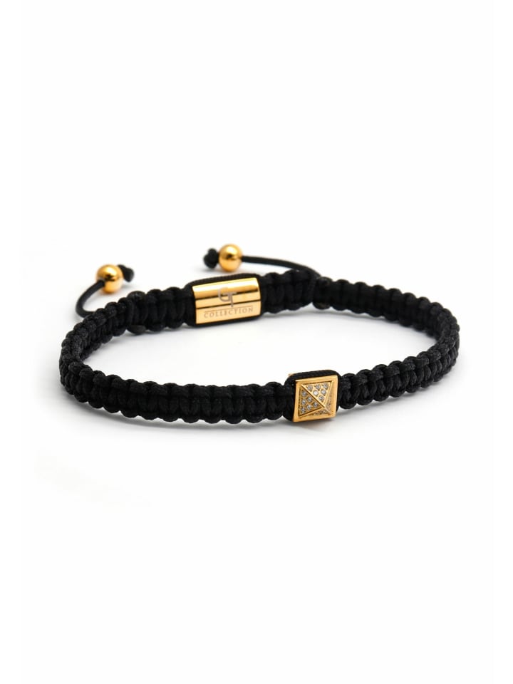 GT COLLECTION Armband Pyramid in black/gold günstig kaufen onesize
