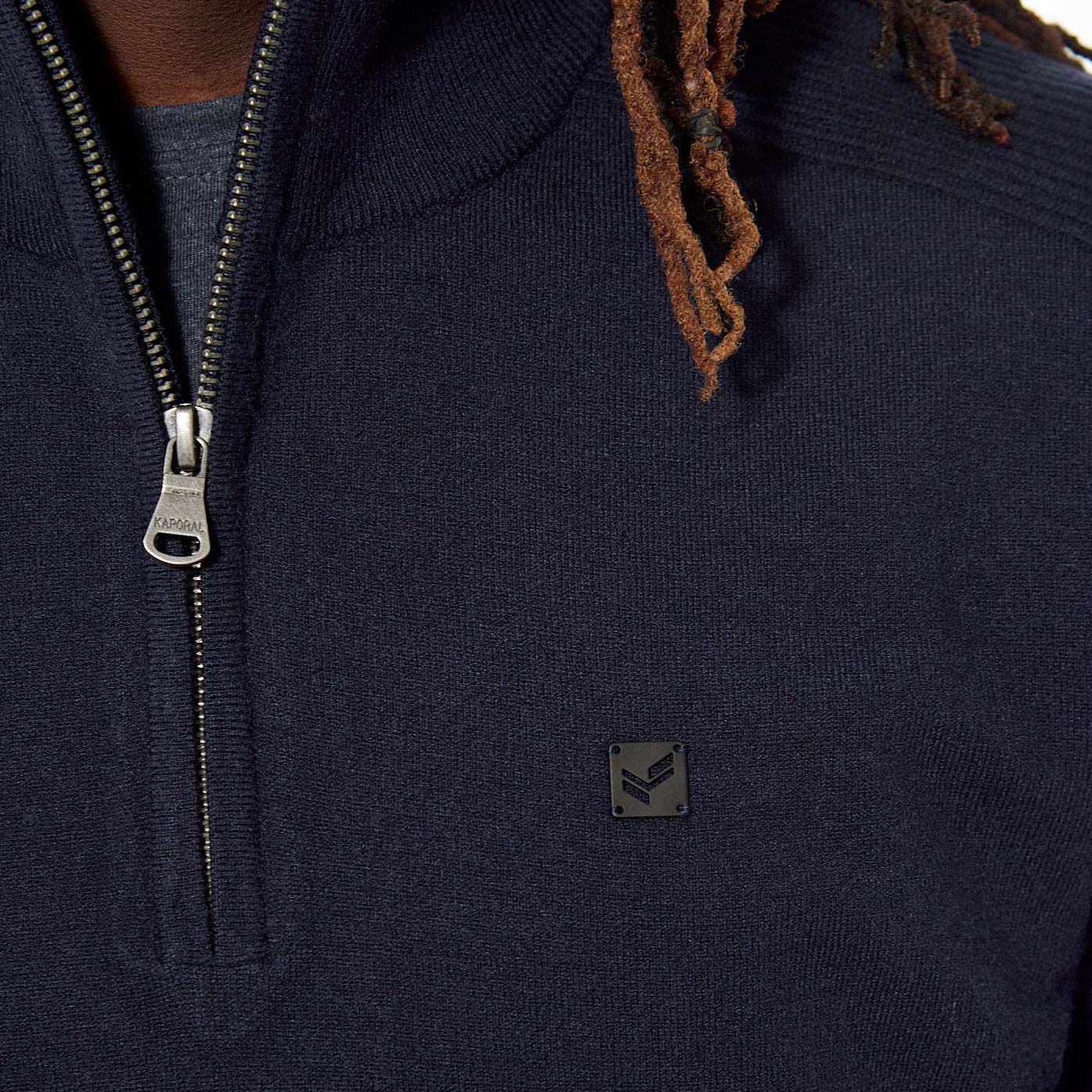 ADA    Pull bleu marine Homme