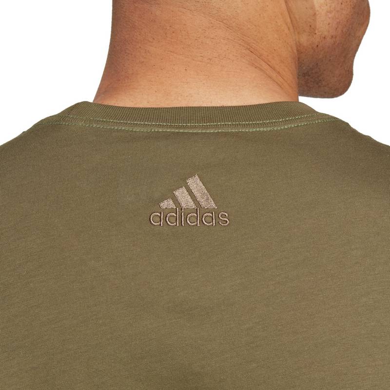 adidas ESSENTIALS LINEAR EMBROIDERED LOGO T-Shirt Herren