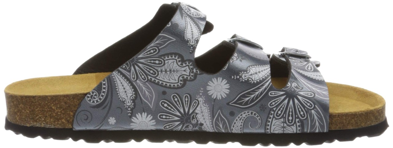 LICO Klassische Sandalen grau Bioline Lady
