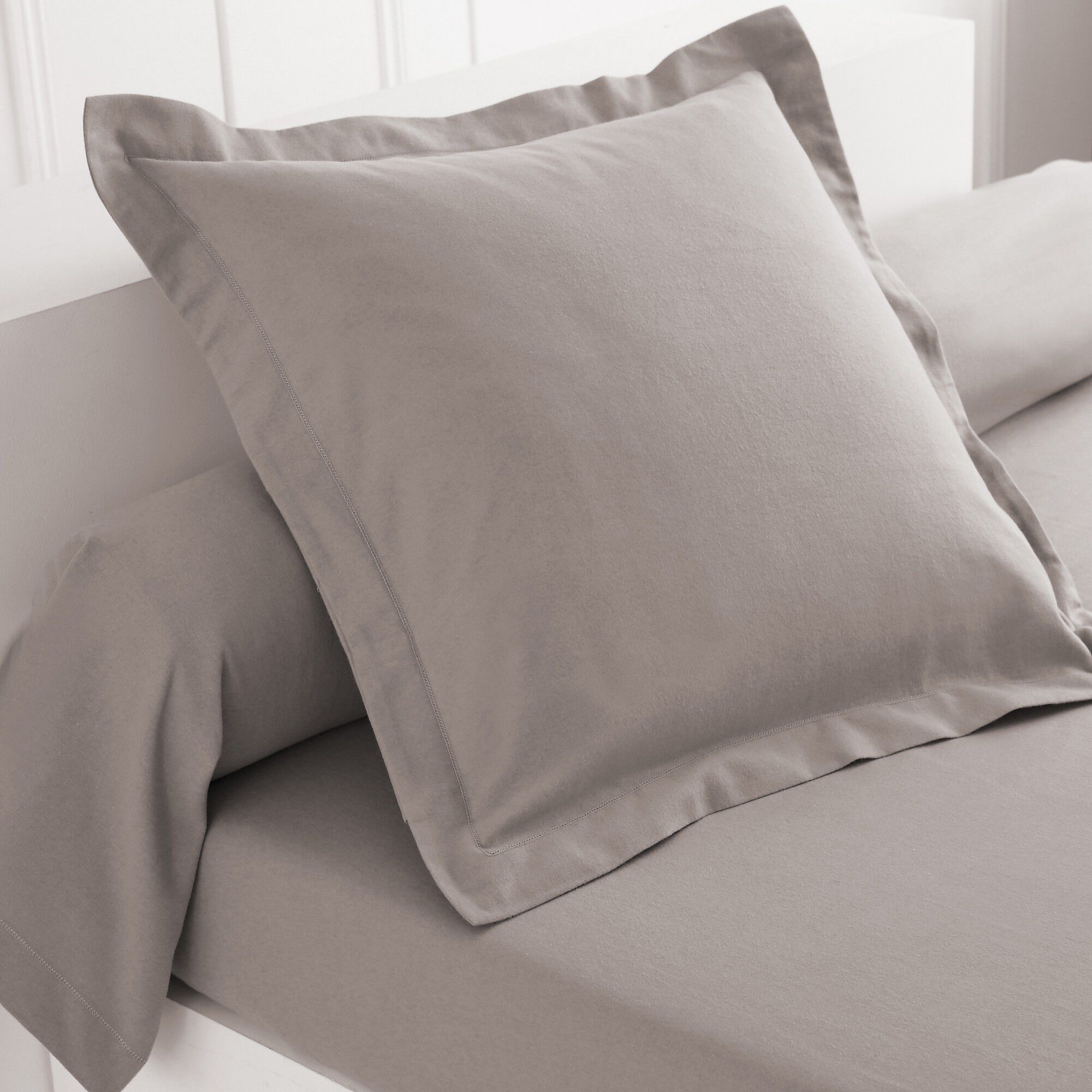 Linge de lit uni flanelle