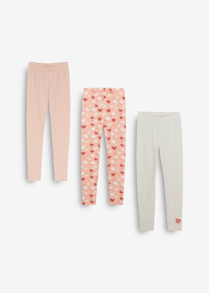 Mädchen Leggings (3er Pack)