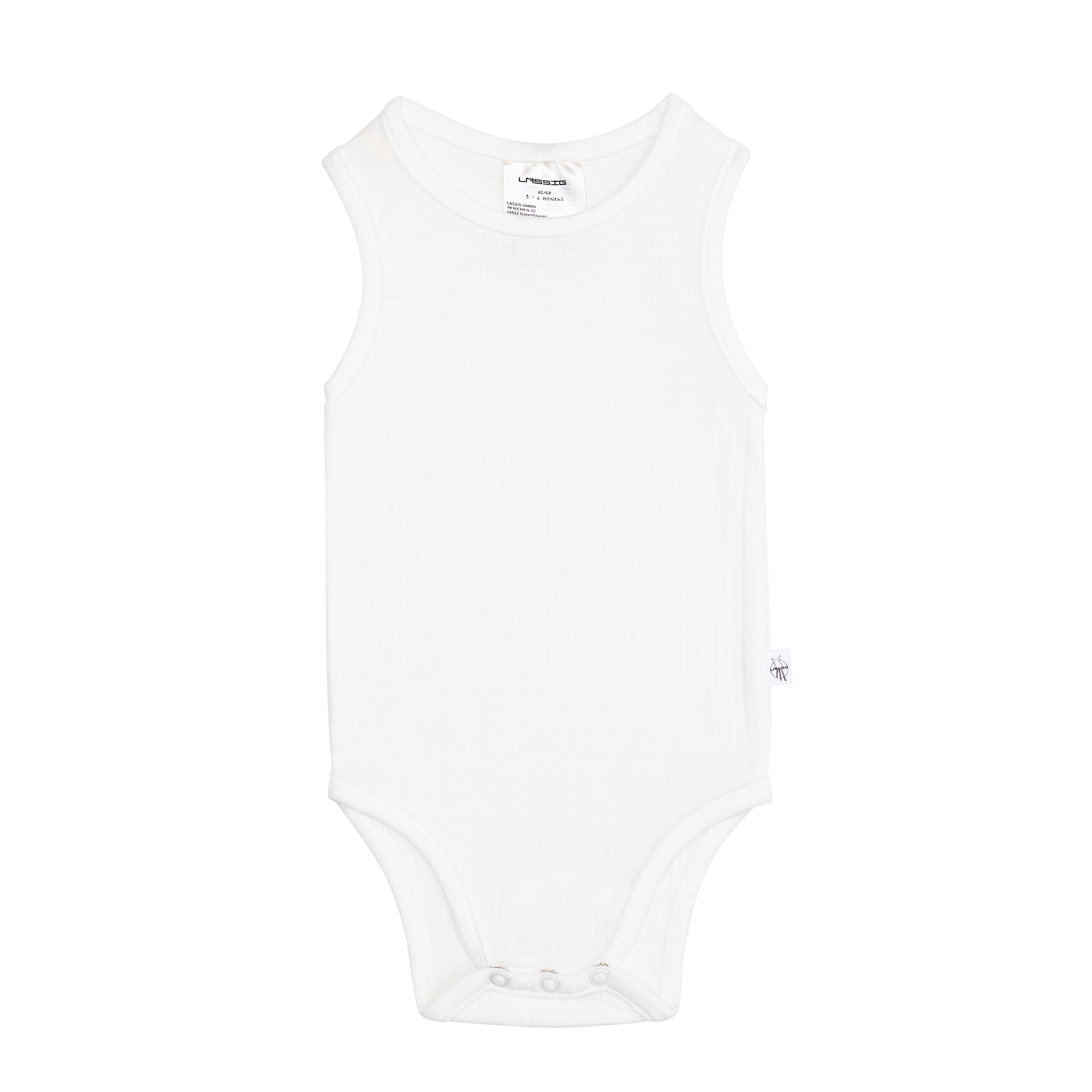 Baby Body - Ärmellos gerippt, Milky