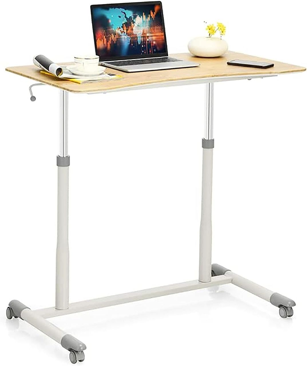 Costway COSTWAY Computertisch höhenverstellbar von 70-107cm