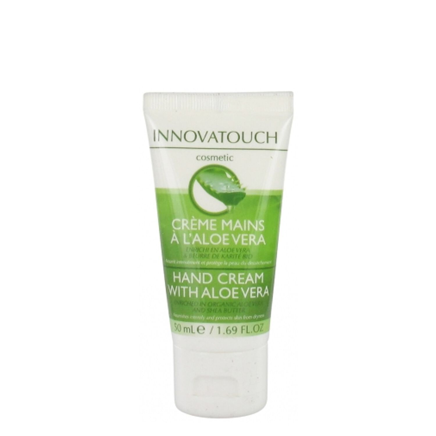 Innovatouch Crème Mains à l'Aloe Vera Nourrit et Protège du Dessèchement 50 ml