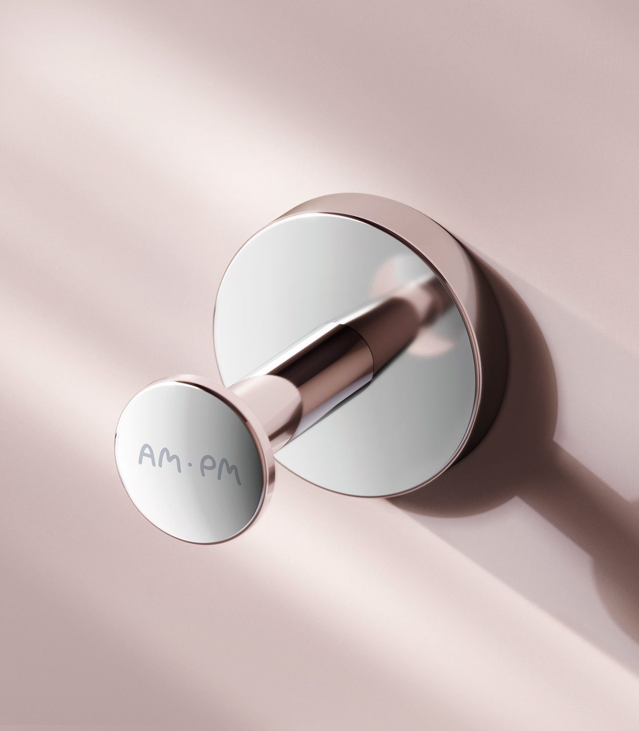AM.PM Wandhaken Inspire 2.0, Badezimmer, Dusche, Küche, besteht aus hochwertigem Stahl, der Rost und Korrosion widersteht