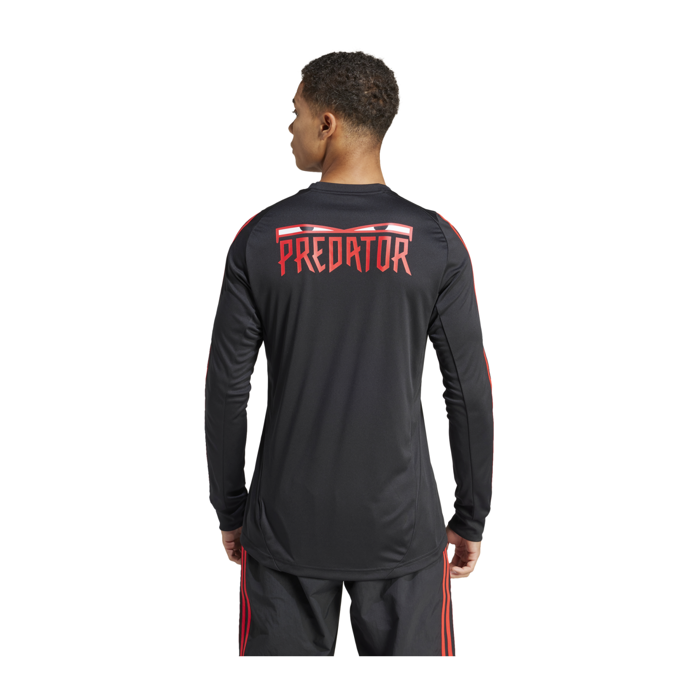 adidas Predator Trikot Langarm Schwarz Rot