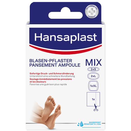 HANSAPLAST Blasenpflaster SOS Mix Pack  6 St  Pflaster