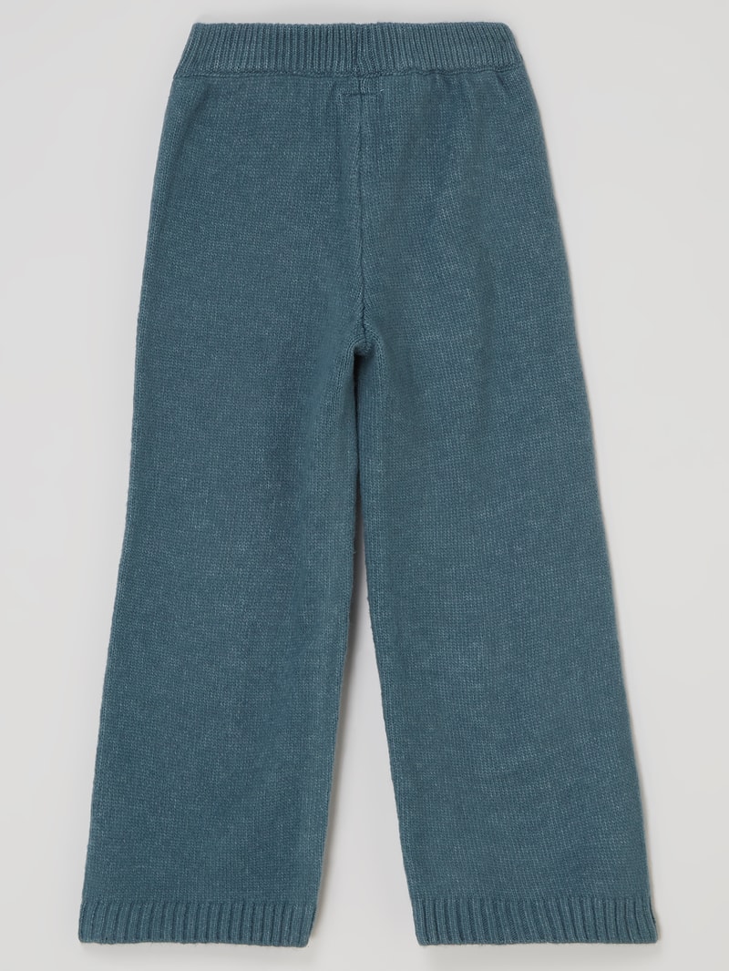 Strickhose mit Zierschleife Modell 'Venus' in helltürkis
