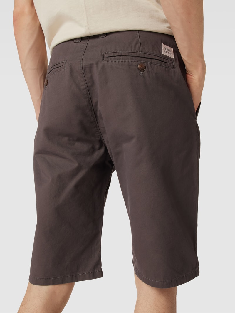 Bermudas mit seitlichen Eingrifftaschen Modell 'SUS' in anthrazit