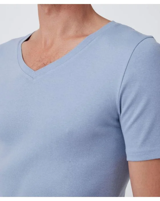 Lot de 2 tee-shirts Essential col V, manches courtes