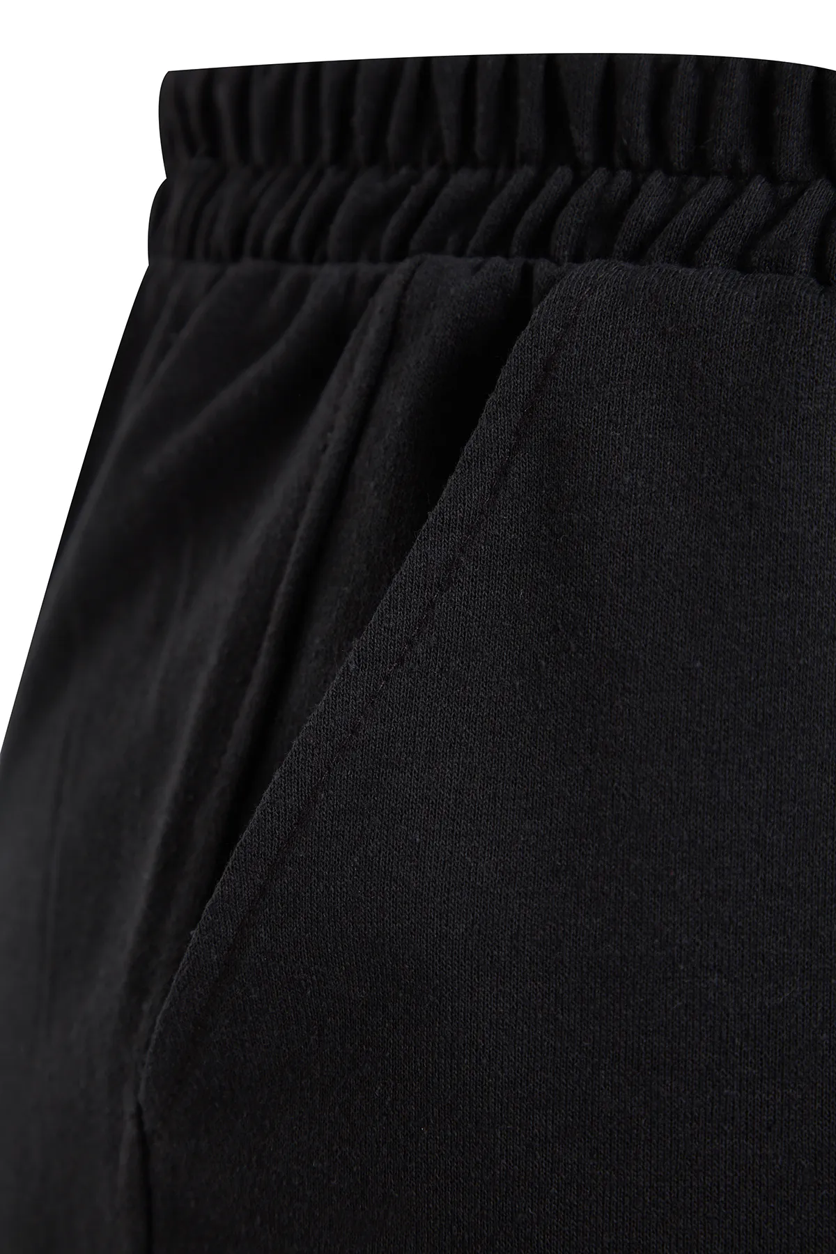 Trendyol Curve  Schwarze dicke Strick-Jogginghose TBBAW24AJ00013