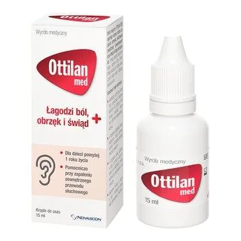 Ottilan Med, Ublažava bol, otok i svrab, Kapi