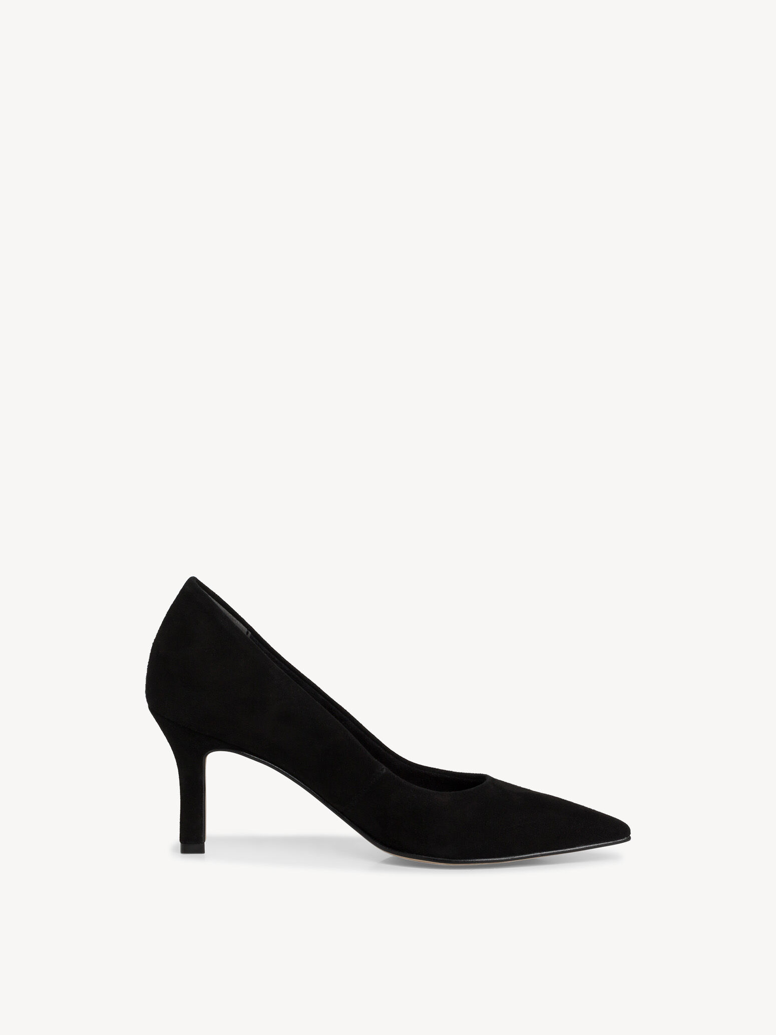 Escarpin en cuir - noir