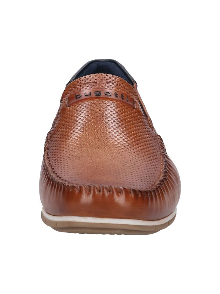 Bugatti Mokassin in cognac günstig kaufen